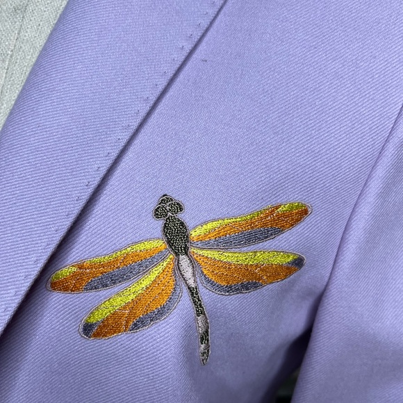 Cashmere women blazer, Luxury blazer, beautiful embroidery blazer - Picture 3 of 11